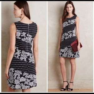 Anthropologie | Maeve Effemy Jacquard Dress | M